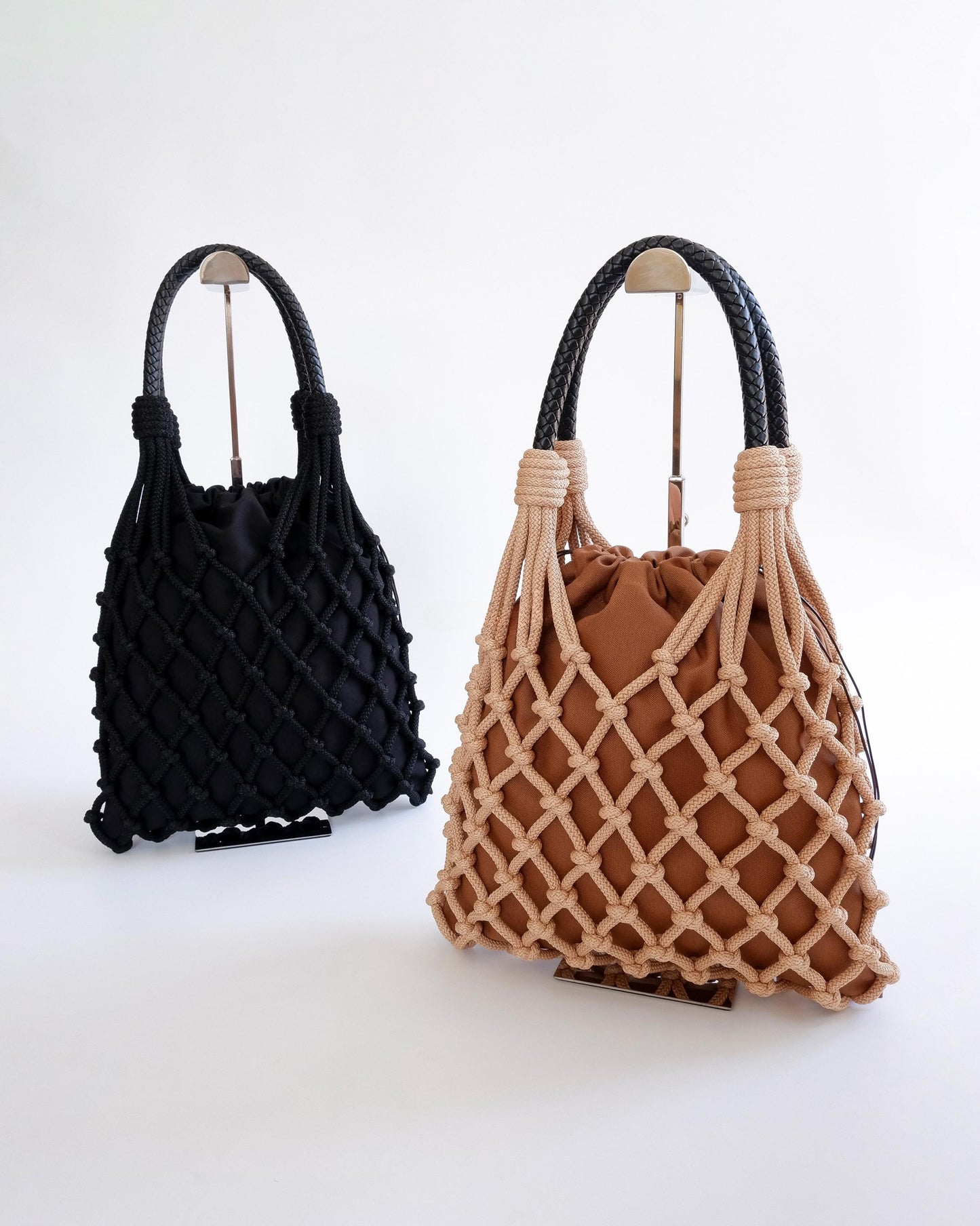 Macrame Fishnet Cord Mesh Bag Pattern
