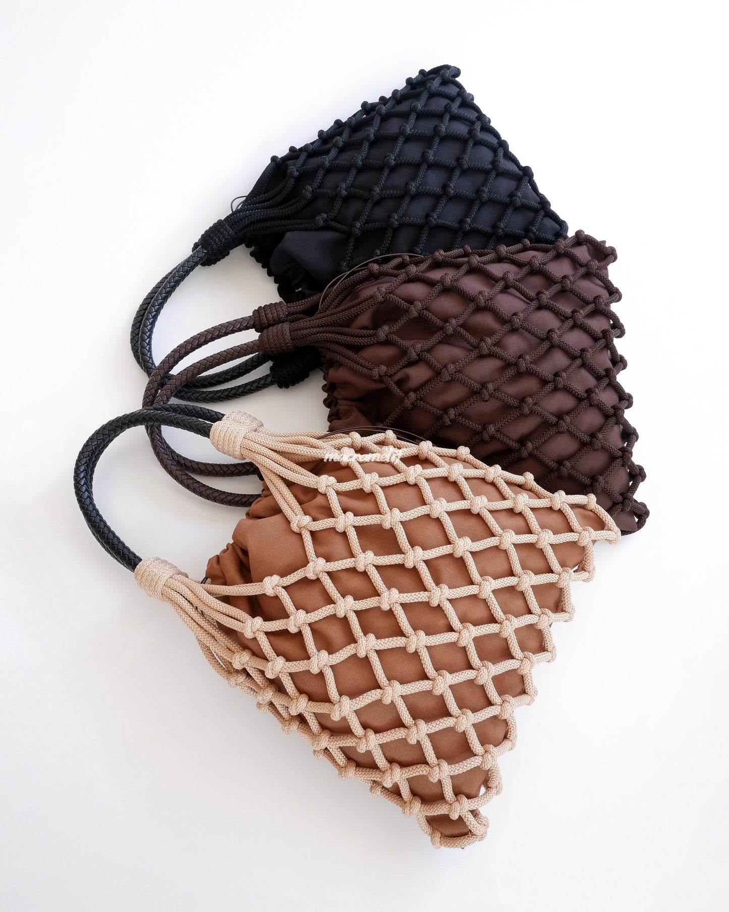 Macrame Fishnet Cord Mesh Bag Pattern